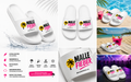 🌴 Malle Fieber Schlappen – Weiß 🌴